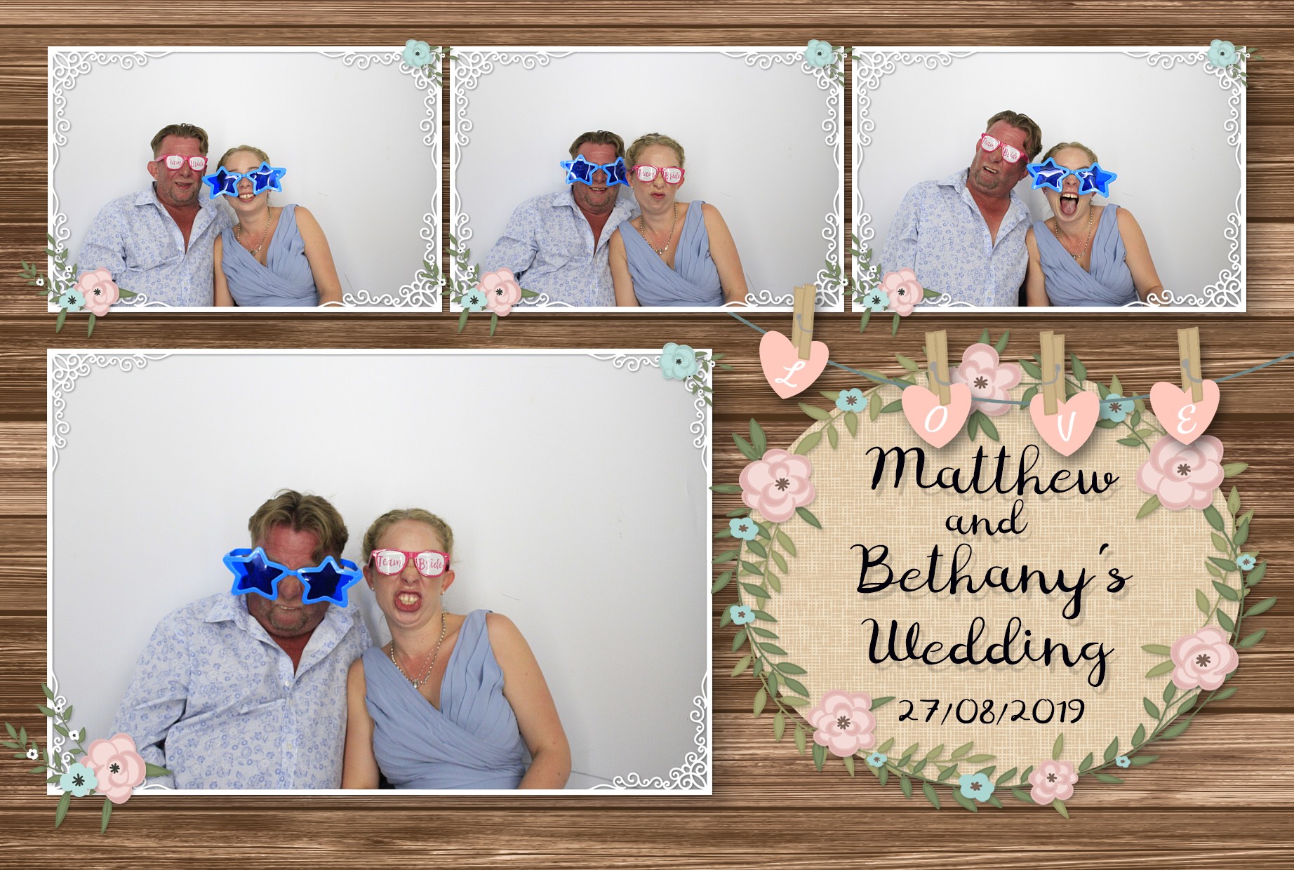 Matthew and Bethany’s Wedding | View more photos from the event at gallery.myphotoboothexperience.co.uk/u/MyPhotoBoothExperienceLtd/Matthew-and-Bethany’s-Wedding